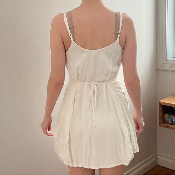 Garage extra small white dress with black design on the front - Picture 3 of 4